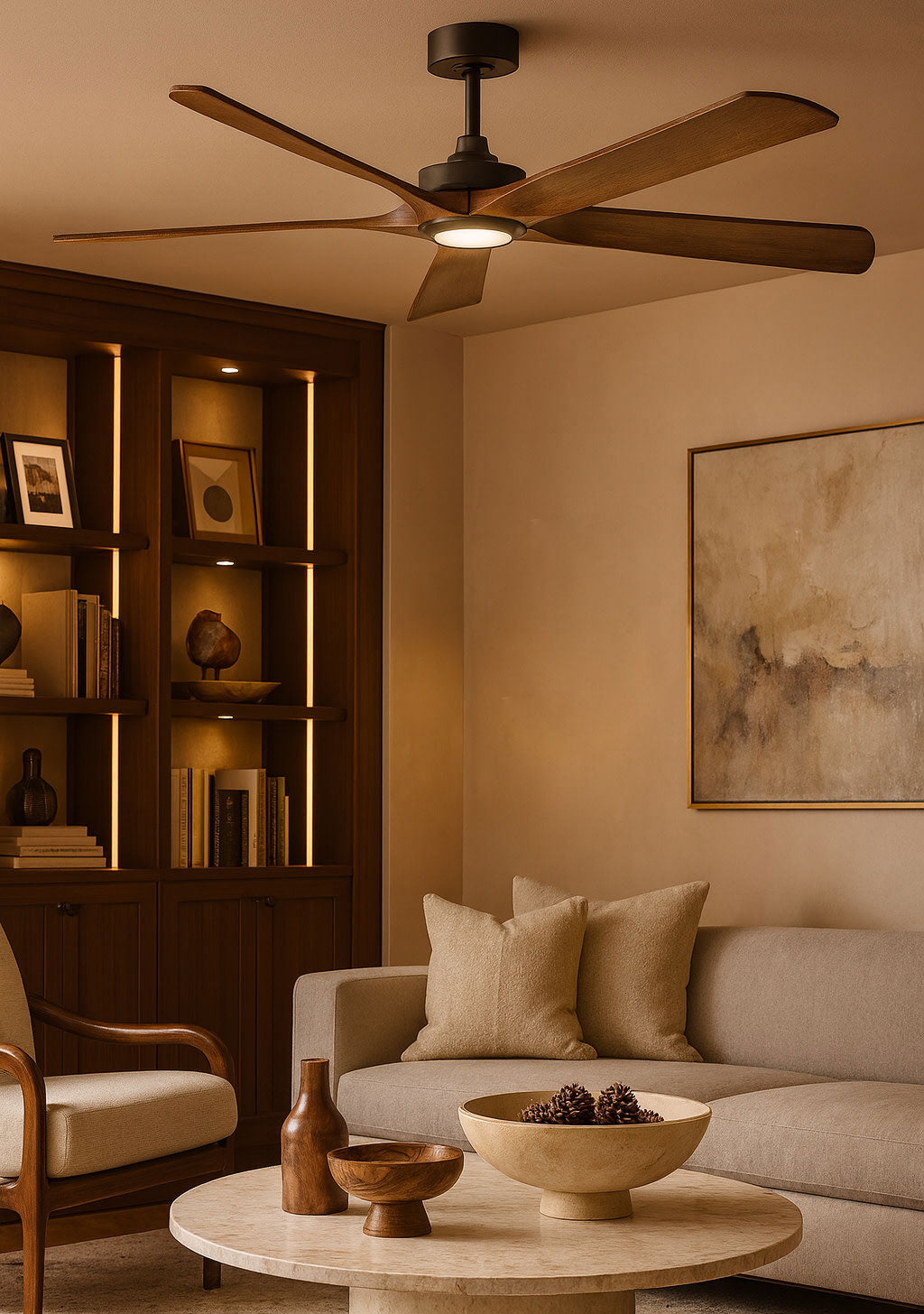 Hinkley Layton Smart Fan with Light (view 4)