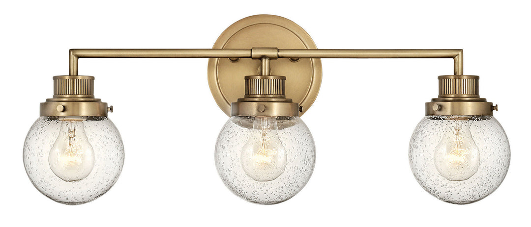 Hinkley Poppy Bathroom Vanity Light in Heritage Brass (view 2)