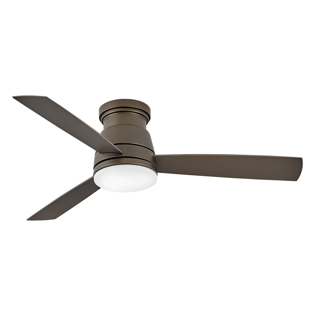 Hinkley Trey Smart Ceiling Fan with Light in Metallic Matte Bronze (view 2)