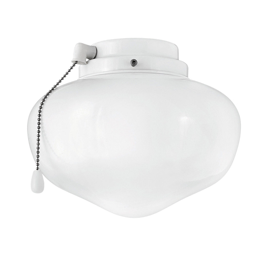 Hinkley Fan Schoolhouse Light Kit in Appliance White