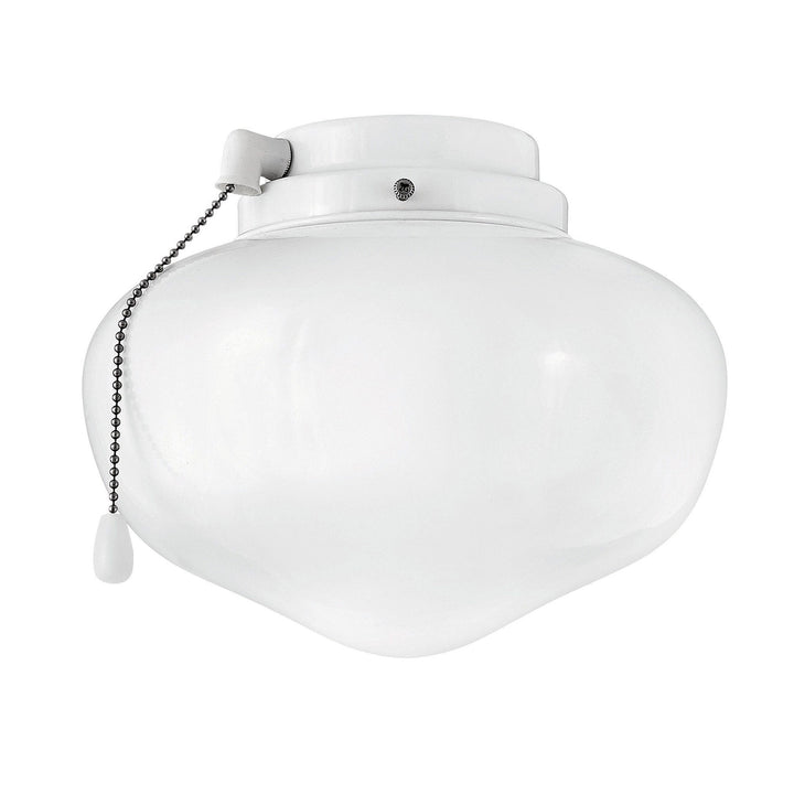 Hinkley Fan Schoolhouse Light Kit in Appliance White