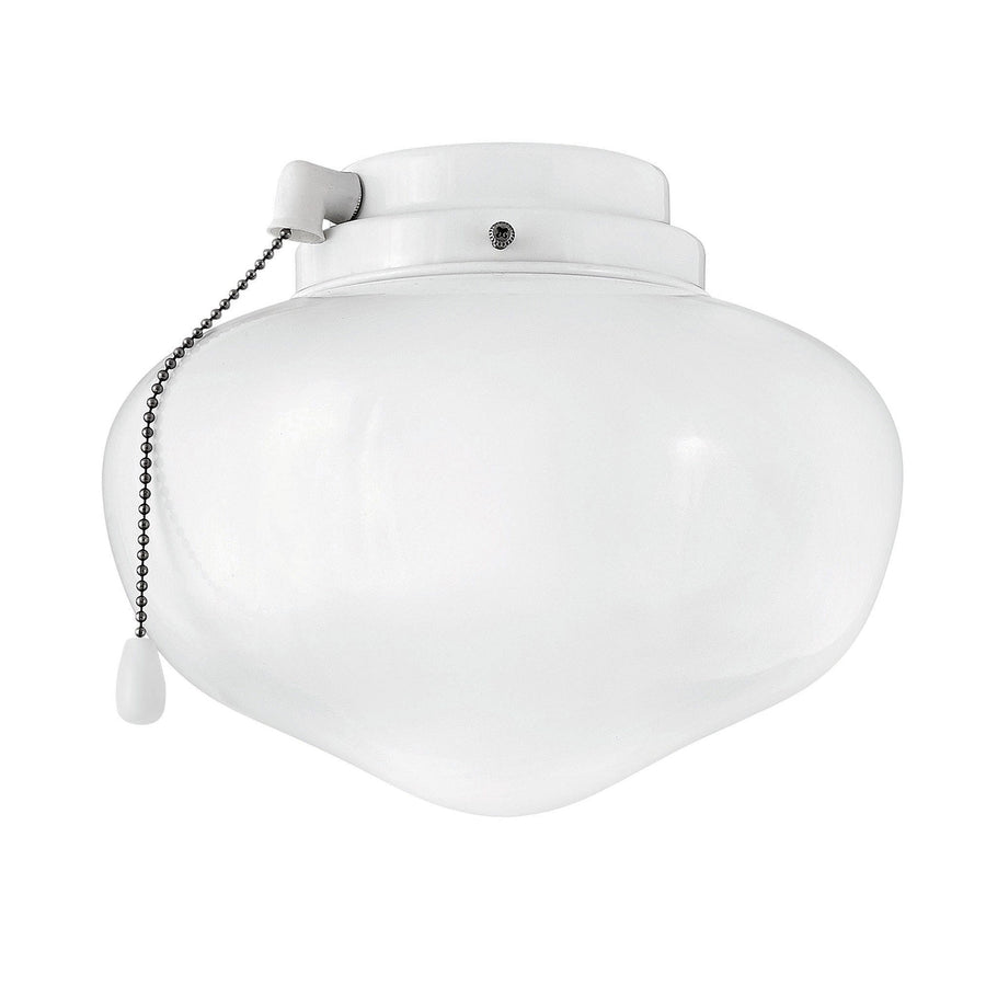 Hinkley Fan Schoolhouse Light Kit in Appliance White