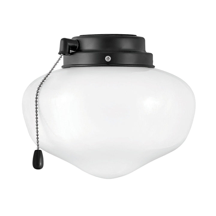 Hinkley Fan Schoolhouse Light Kit in Matte Black