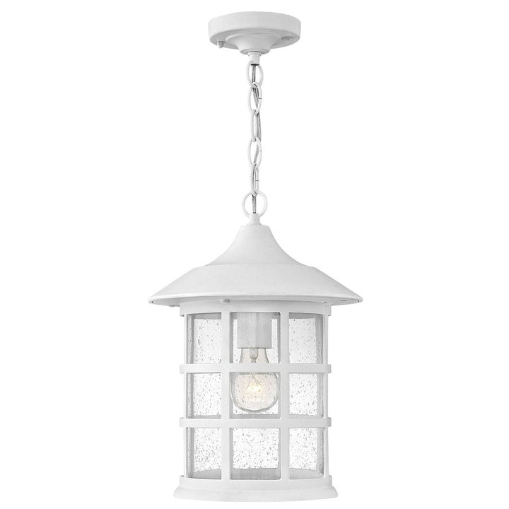 Hinkley Freeport 120V Composite Outdoor Pendant in Textured White