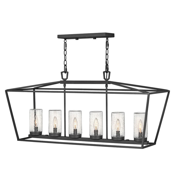 Hinkley Alford Place 120V Linear Chandelier in Museum Black