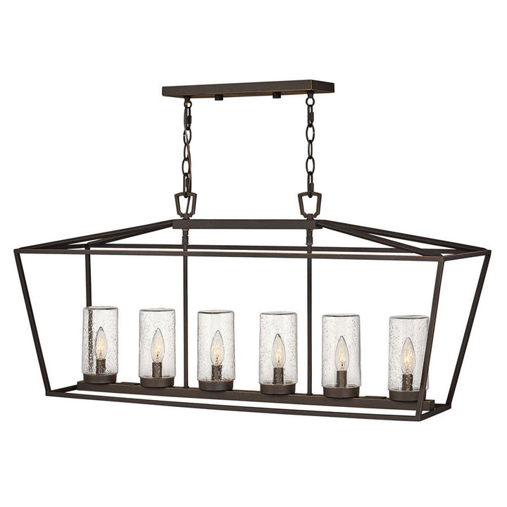 Hinkley Alford Place 120V Linear Chandelier in Oil Rubbed Bronze