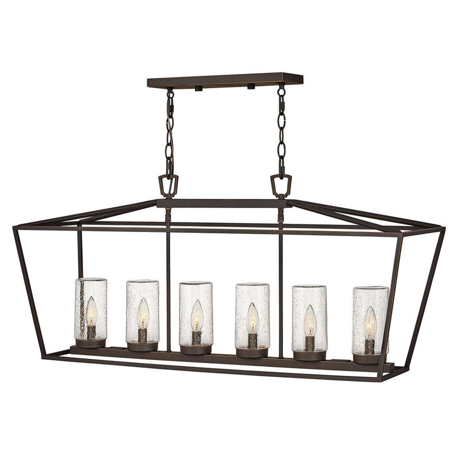 Hinkley Alford Place 120V Linear Chandelier in Oil Rubbed Bronze