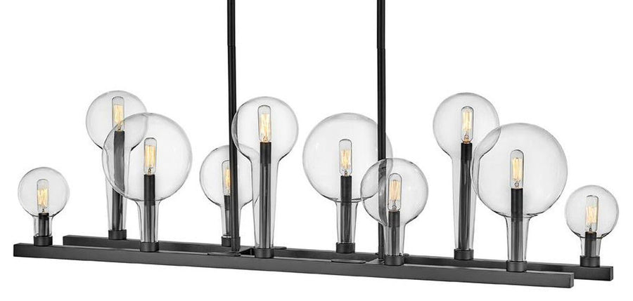 Hinkley Alchemy Linear Chandelier in Black