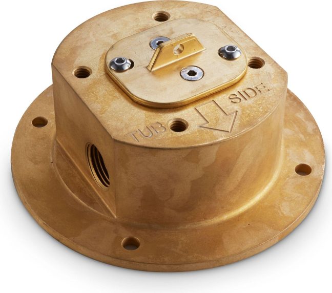 California Faucet Rough Valve for Single Hole Floor Mount Tub Filler