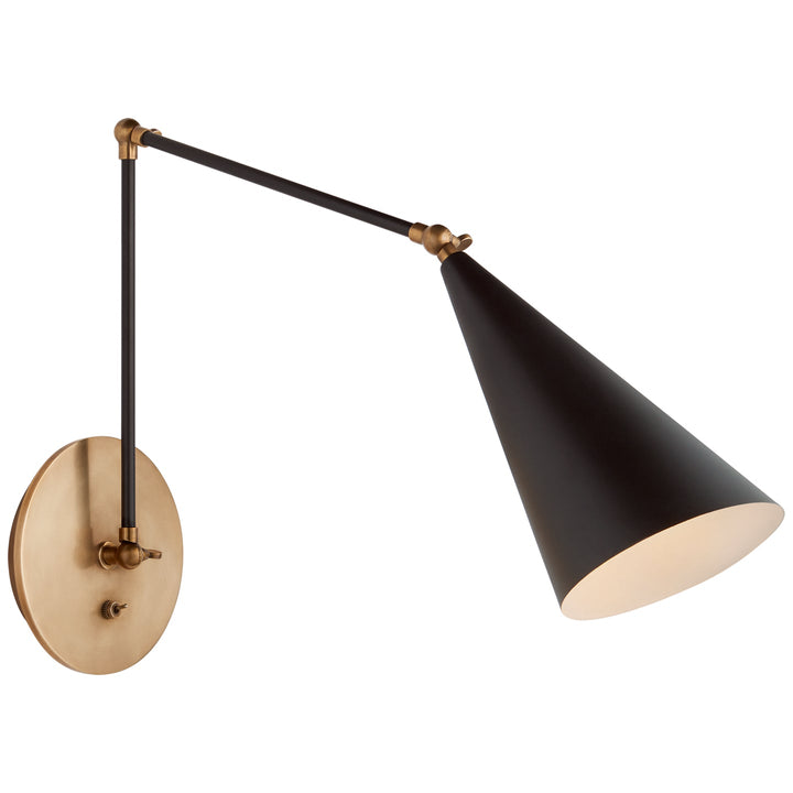 Visual Comfort Signature Clemente Library Wall Sconce in Brass