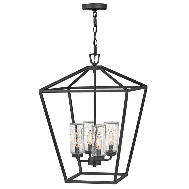 Hinkley Alford Place 12V Medium Outdoor Pendant in Museum Black