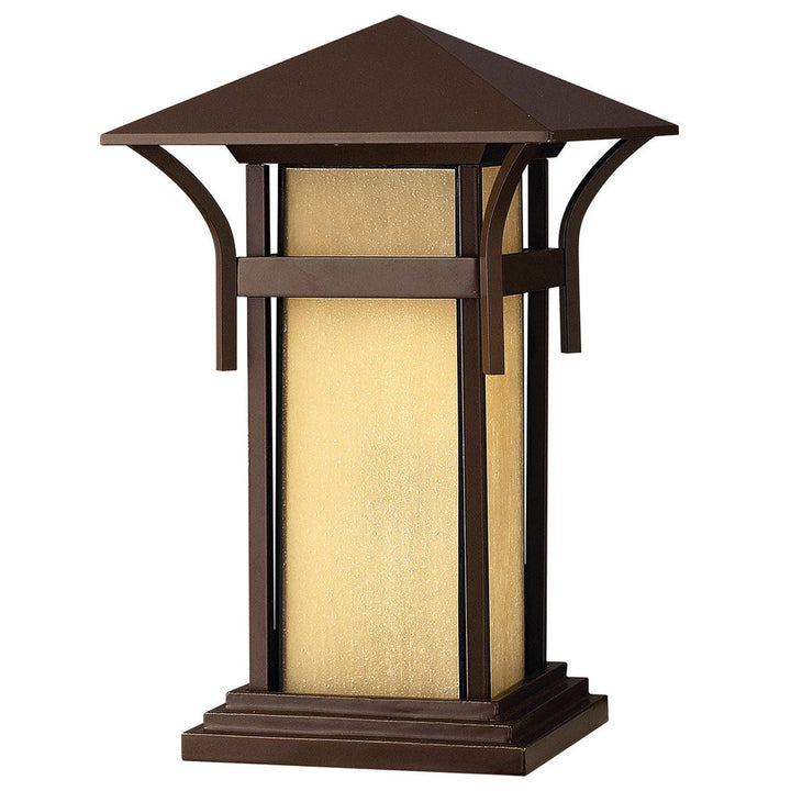 Hinkley Harbor 12V Pier Mount Lantern in Anchor Bronze