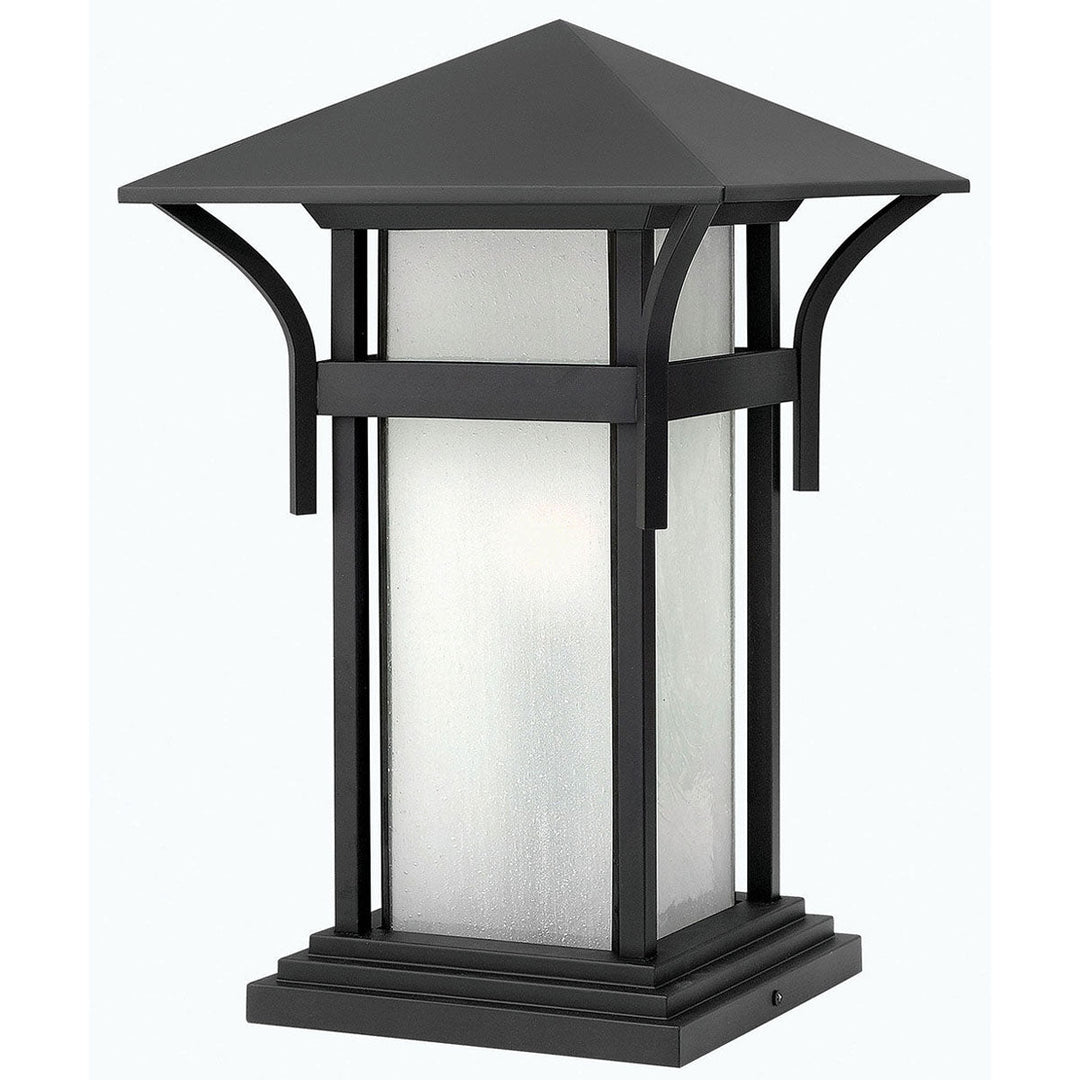 Hinkley Harbor 12V Pier Mount Lantern in Satin Black