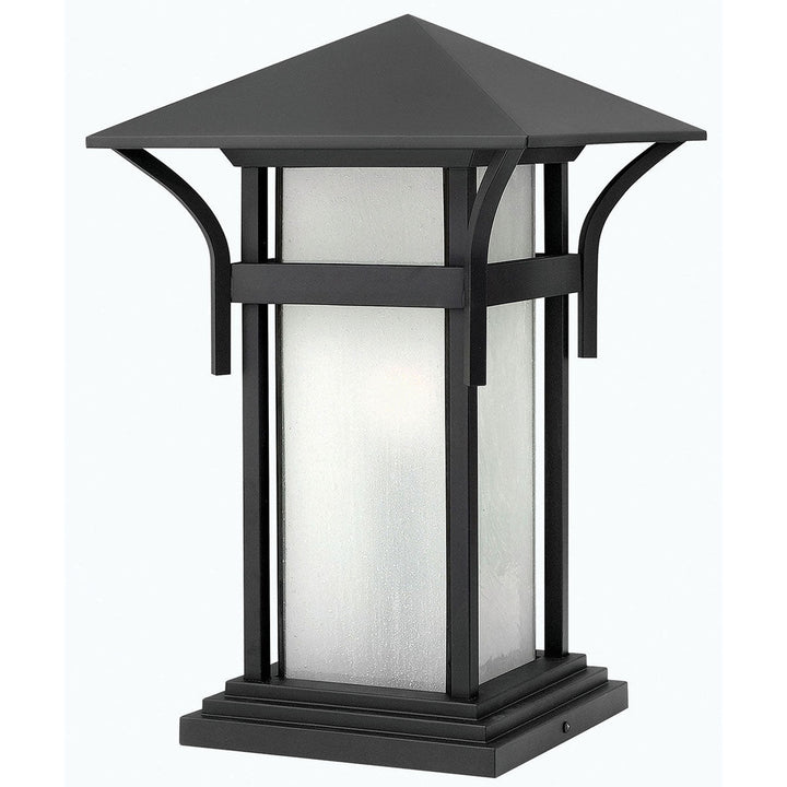 Hinkley Harbor 12V Pier Mount Lantern in Satin Black