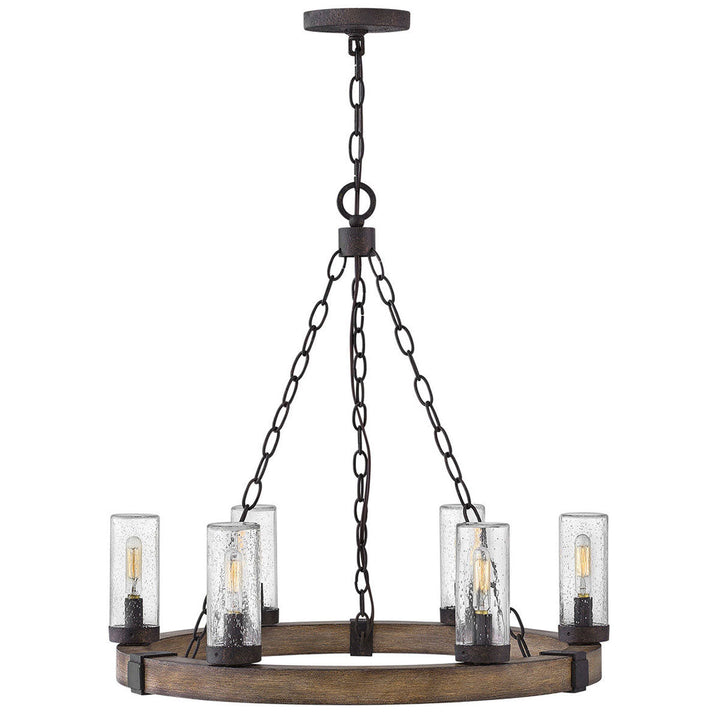 Hinkley Sawyer 12V Outdoor Chandelier in Sequoia
