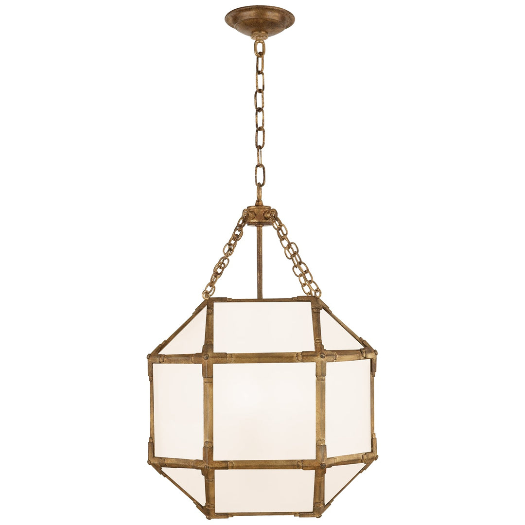 Visual Comfort Signature Morris Pendant in Gilded Iron (view 3)