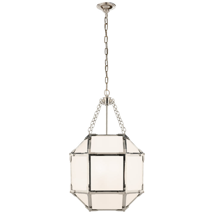 Visual Comfort Signature Morris Pendant in Polished Nickel (view 3)