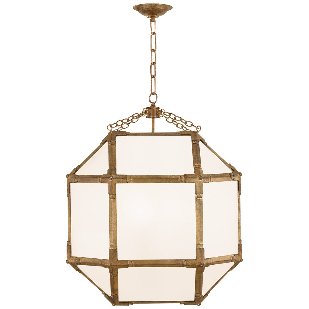 Visual Comfort Signature Morris Pendant in Gilded Iron (view 6)