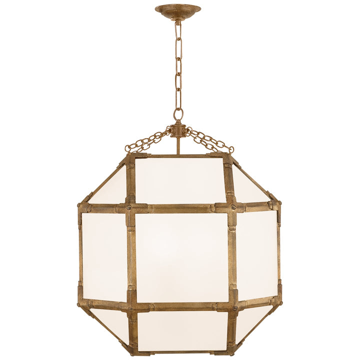 Visual Comfort Signature Morris Pendant in Gilded Iron (view 6)