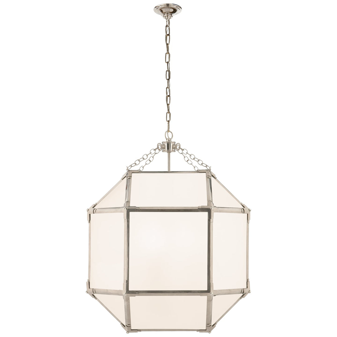 Visual Comfort Signature Morris Pendant in Polished Nickel (view 6)