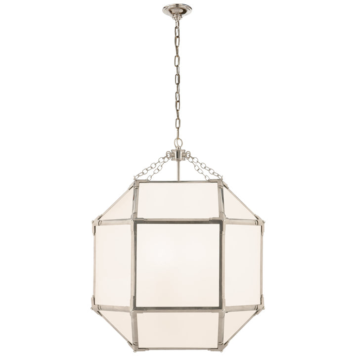 Visual Comfort Signature Morris Pendant in Polished Nickel (view 6)
