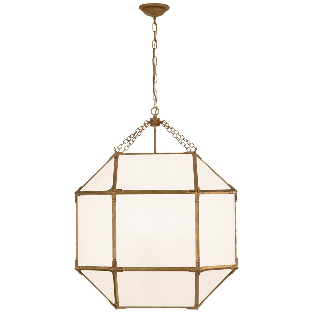 Visual Comfort Signature Morris Pendant in Gilded Iron (view 9)
