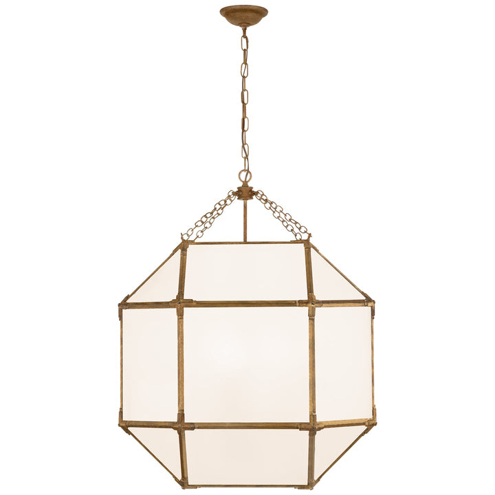 Visual Comfort Signature Morris Pendant in Gilded Iron (view 9)
