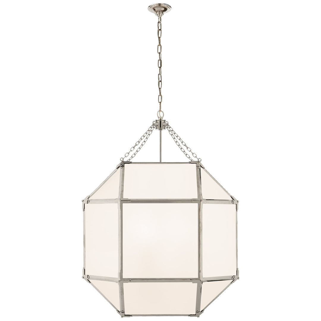 Visual Comfort Signature Morris Pendant in Polished Nickel (view 9)