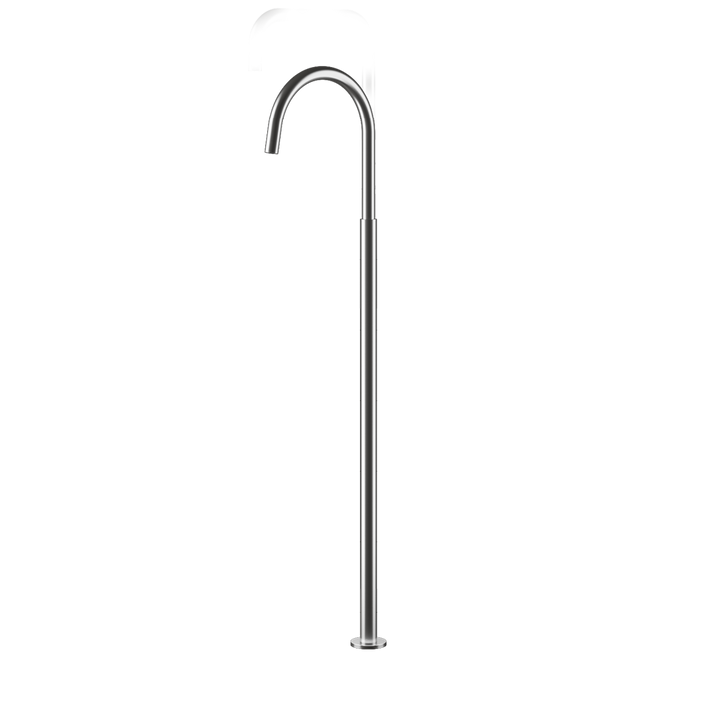 MGS Bagno Stainless Steel Floor mount Tub Spout
