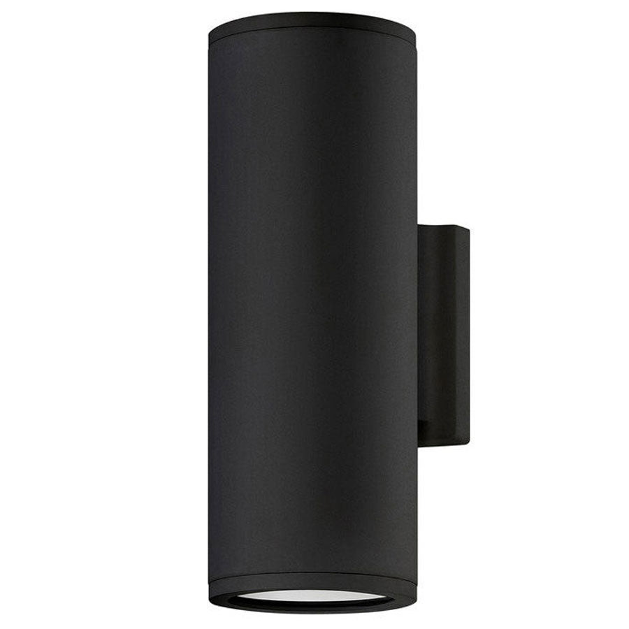 Hinkley Silo Outdoor Up / Down Wall Sconce in Black (view 2)