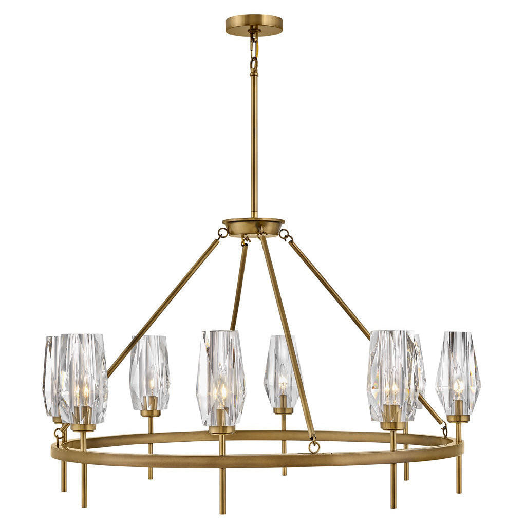Hinkley Ana Chandelier in Heritage Brass (view 2)