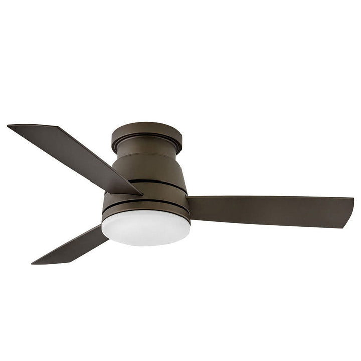 Hinkley Trey Smart Ceiling Fan with Light in Metallic Matte Bronze