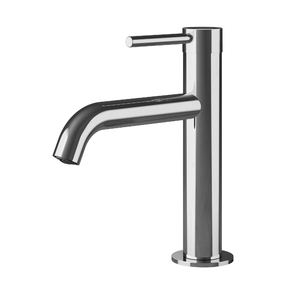 MGS Bagno Minimal Single hole Stainless Steel Basin Faucet