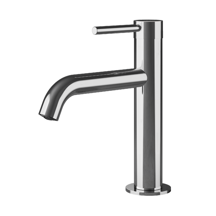 MGS Bagno Minimal Single hole Stainless Steel Basin Faucet