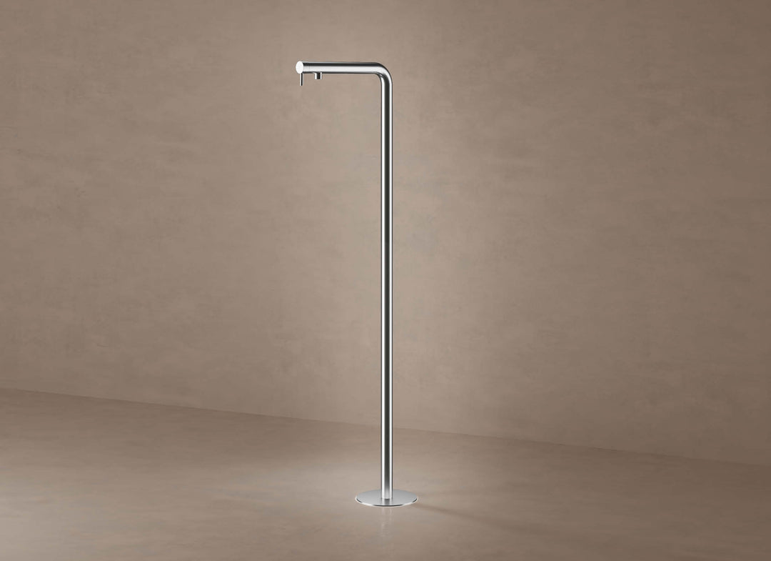 MGS Bagno Minimal FN Stainless Steel Floor mount Basin Faucet