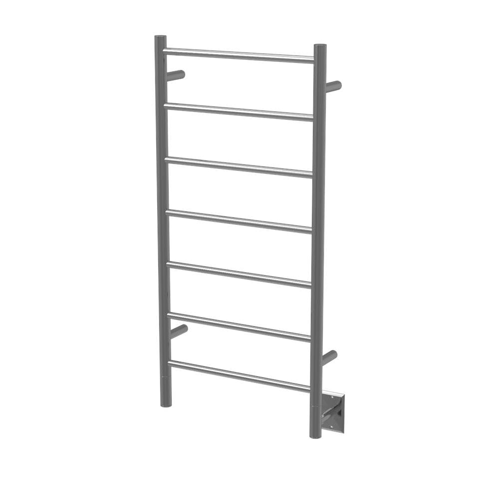 Amba Jeeves Model F Straight 7 Bar Hardwired Drying Rack in Brushed