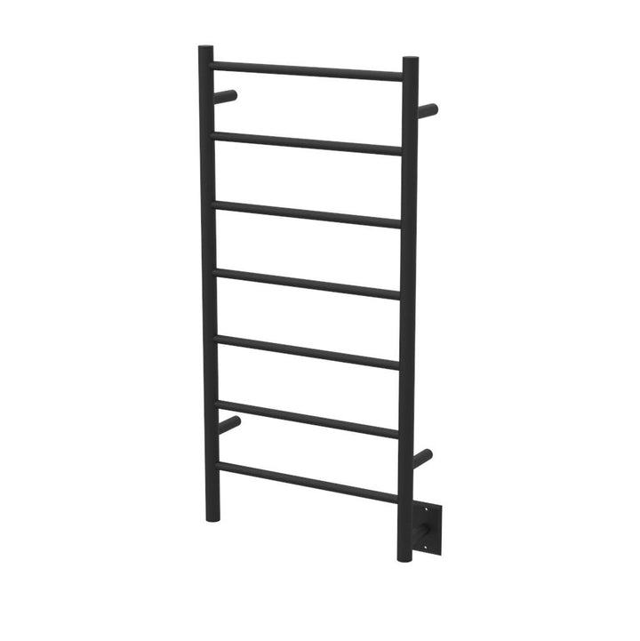 Amba Jeeves Model F Straight 7 Bar Hardwired Drying Rack in Brushed