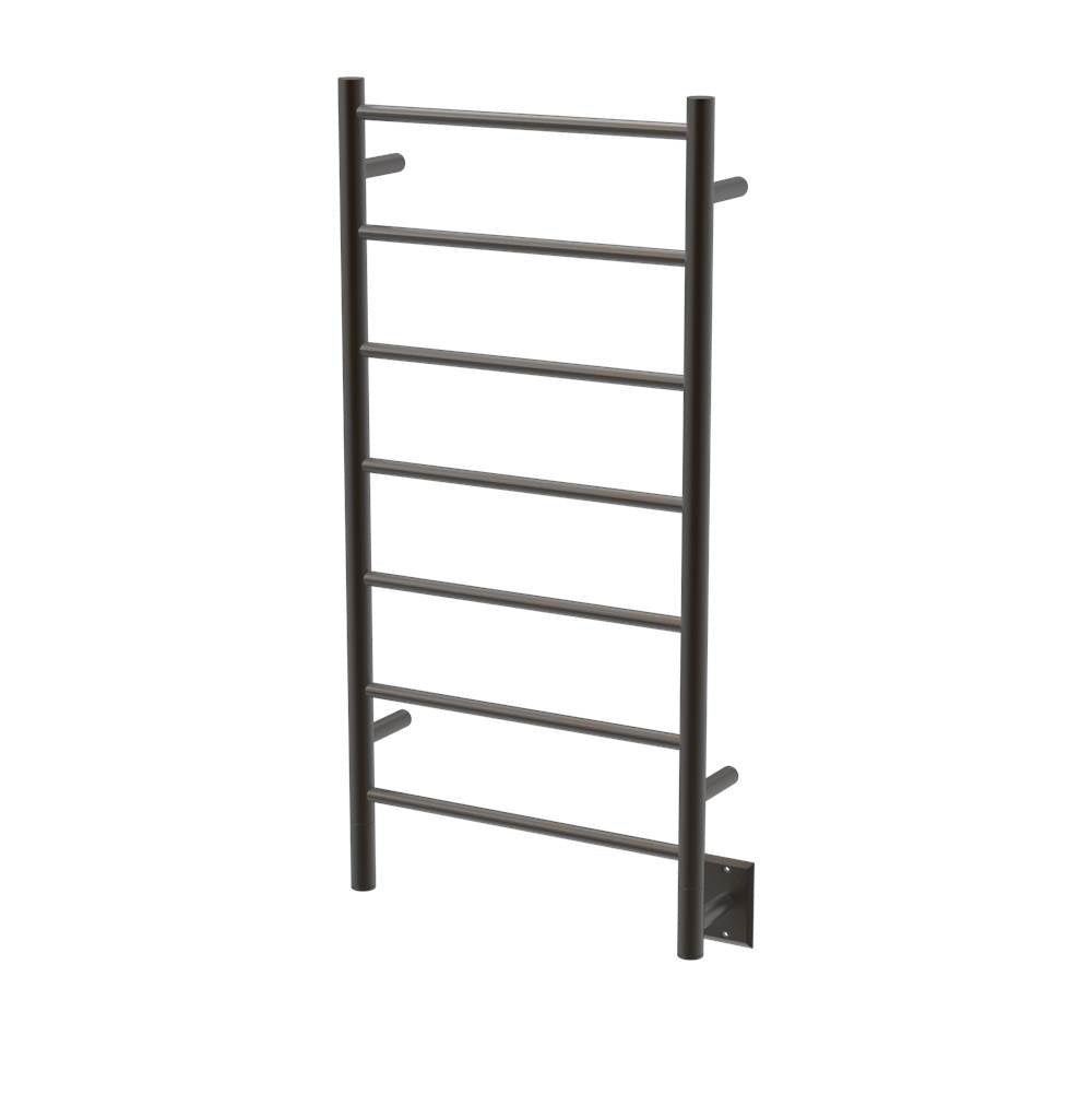 Amba Jeeves Model F Straight 7 Bar Hardwired Drying Rack in Brushed