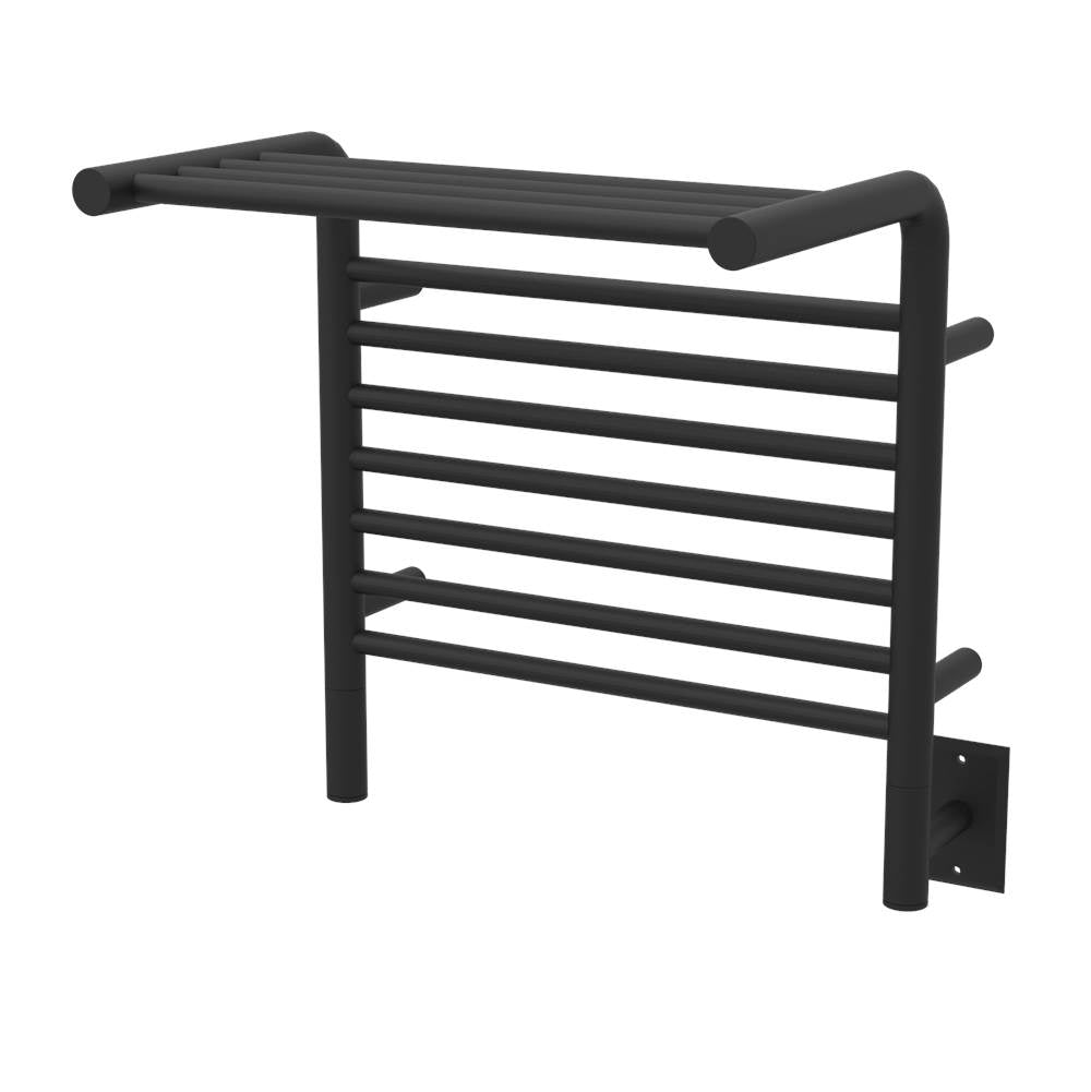 Amba Jeeves Model M Shelf 11 Bar Hardwired Towel Warmer in Brushed