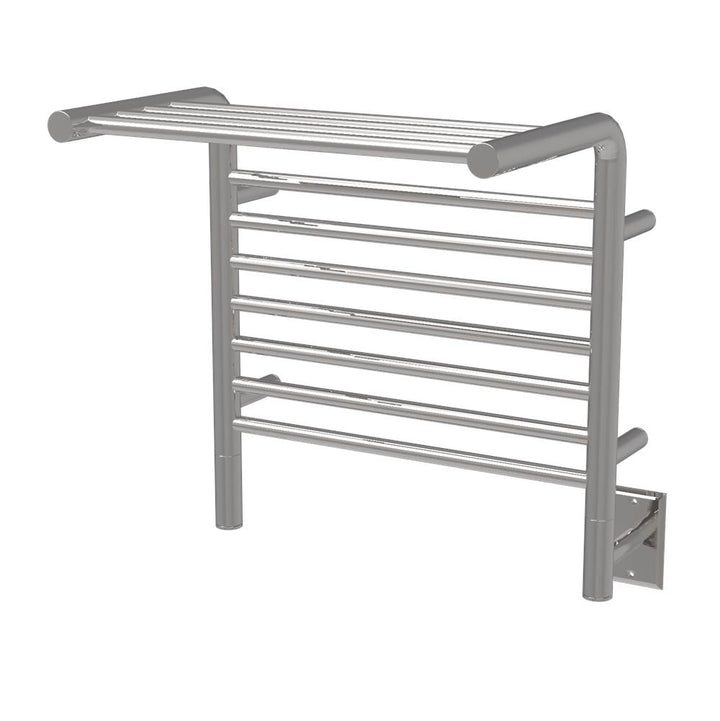 Amba Jeeves Model M Shelf 11 Bar Hardwired Towel Warmer in Brushed