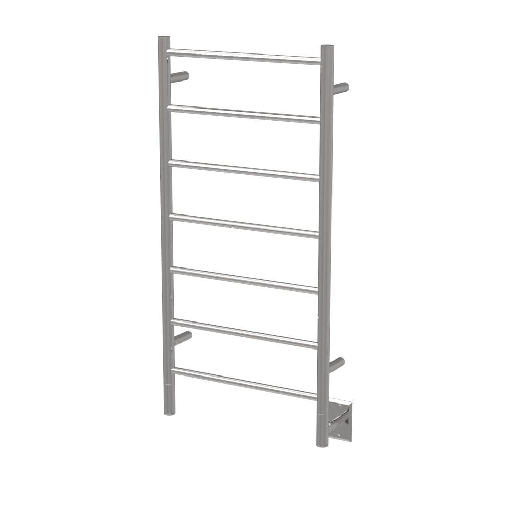 Amba Jeeves Model F Straight 7 Bar Hardwired Drying Rack in Brushed