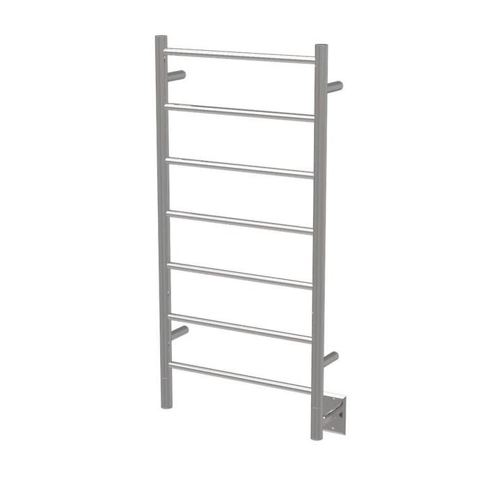 Amba Jeeves Model F Straight 7 Bar Hardwired Drying Rack in Brushed