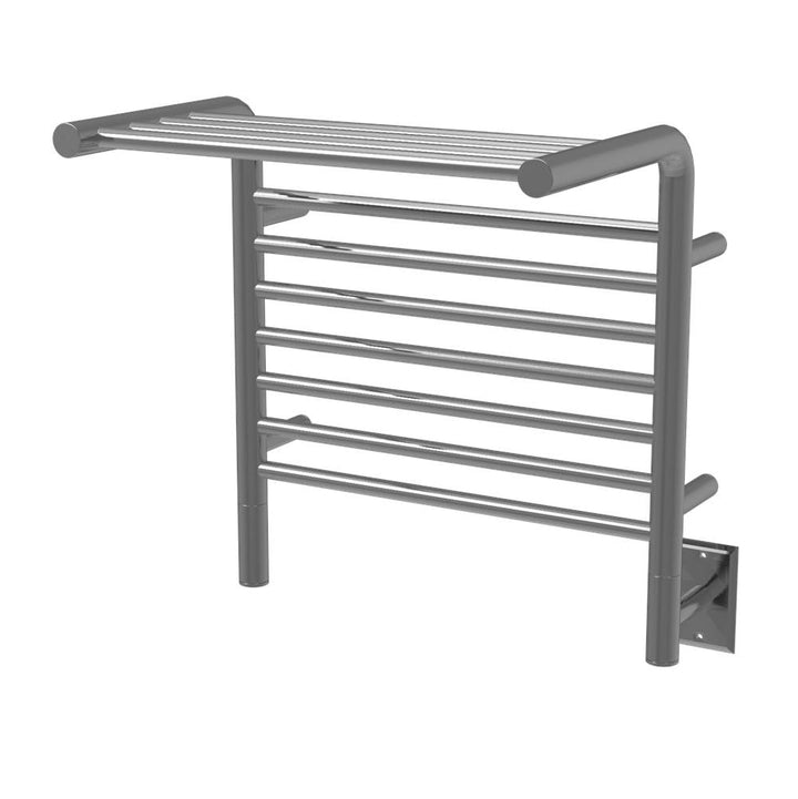 Amba Jeeves Model M Shelf 11 Bar Hardwired Towel Warmer in Brushed
