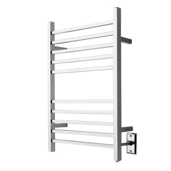 Amba Radiant Square Hardwired + Plug-in Combo 10 Bar Towel Warmer