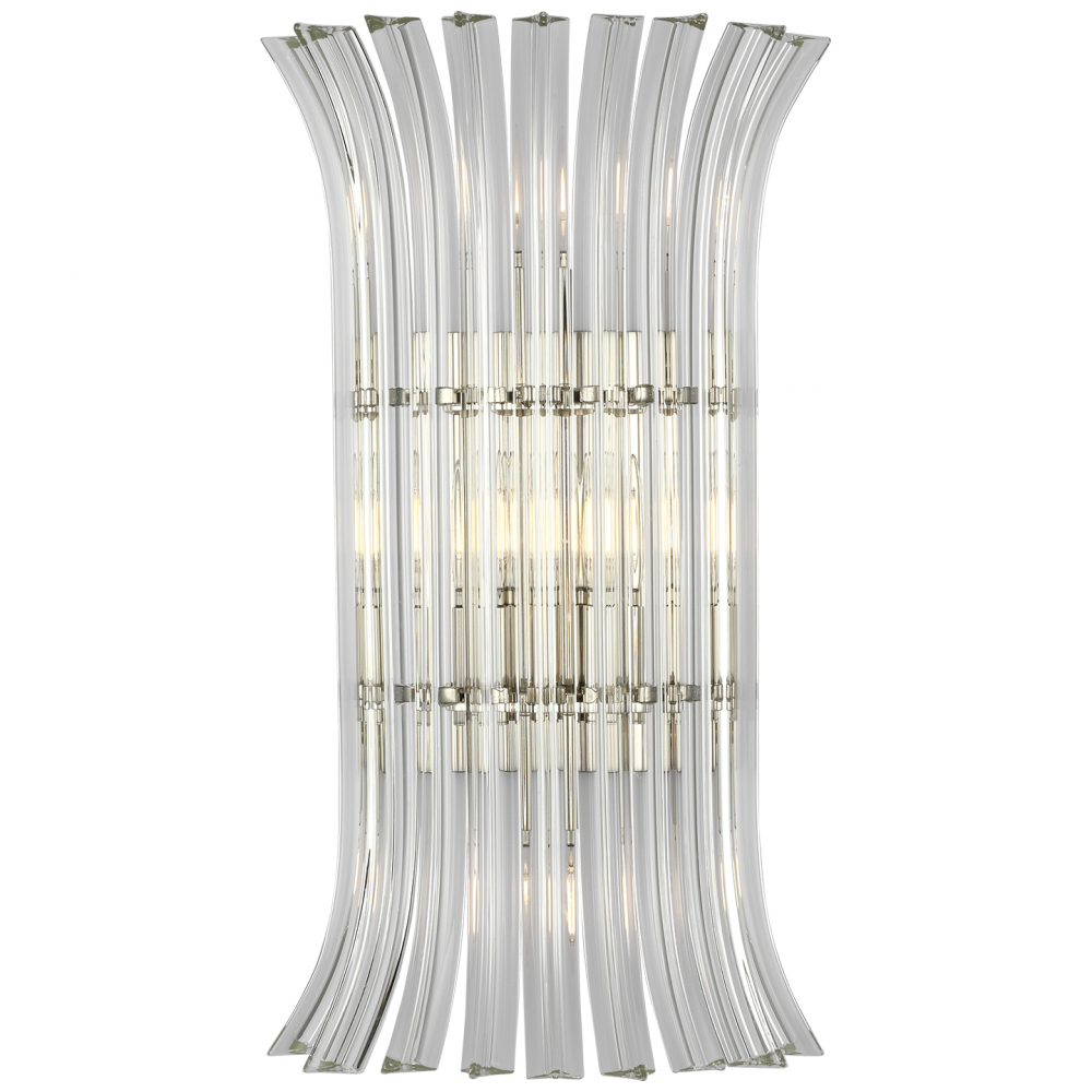Visual Comfort Signature Rhine Wall Sconce in Polished Nickel