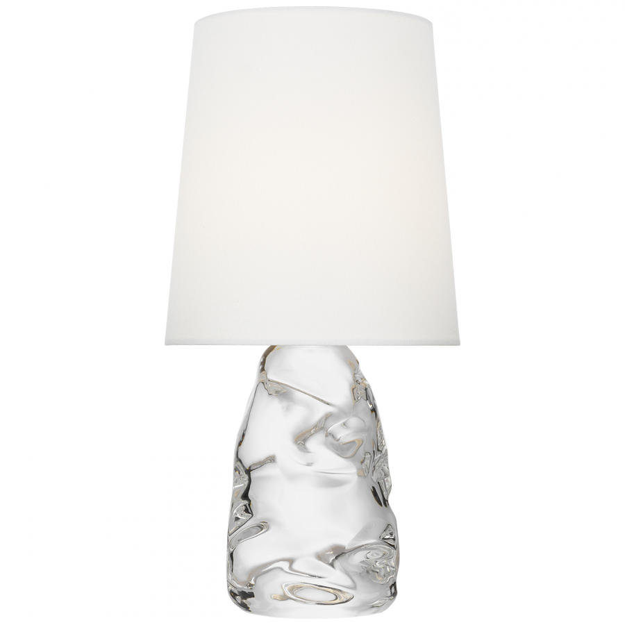 Visual Comfort Signature Lupin Cordless Table Lamp in Clear Glass