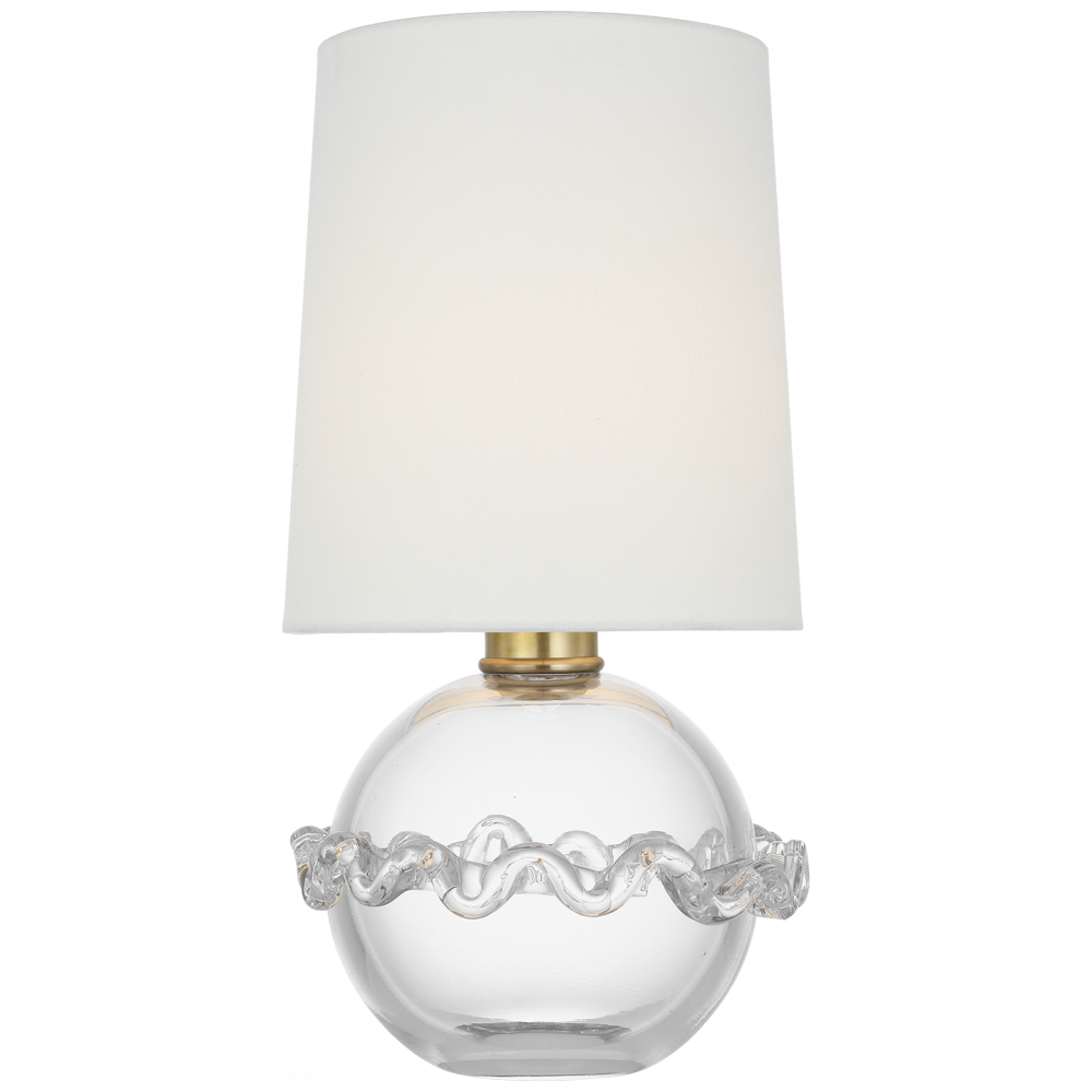 Visual Comfort Signature Breslin Table Lamp in Clear Glass