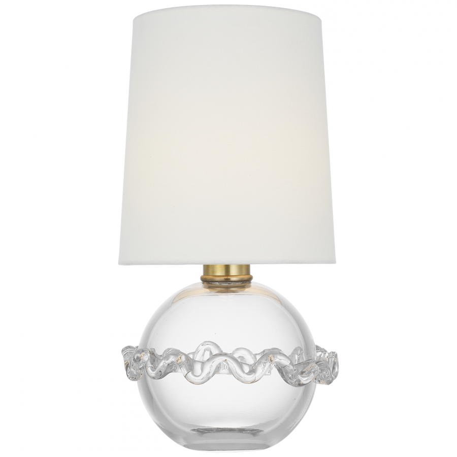Visual Comfort Signature Breslin Table Lamp in Clear Glass