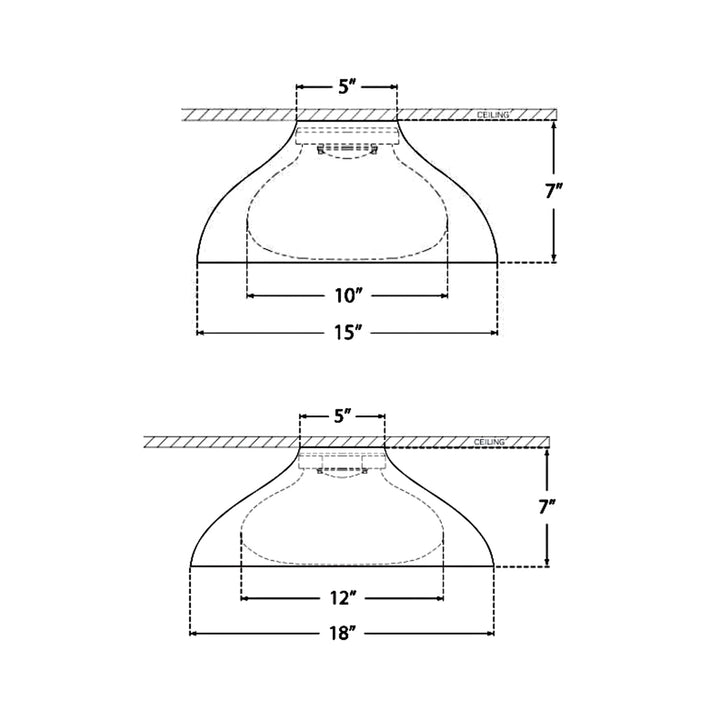 Visual Comfort Signature Agnes Ceiling Light