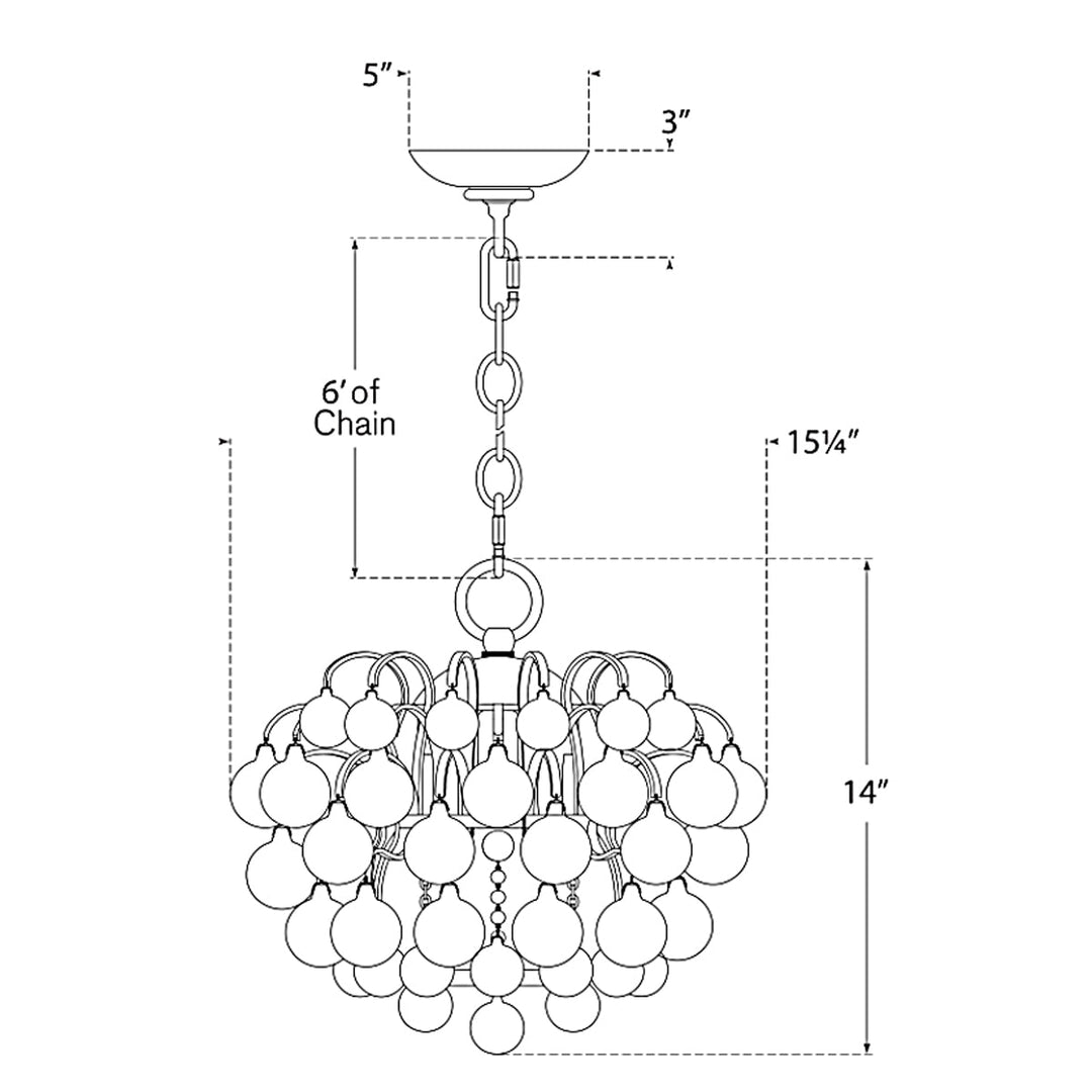 Visual Comfort Signature Bellvale Chandelier